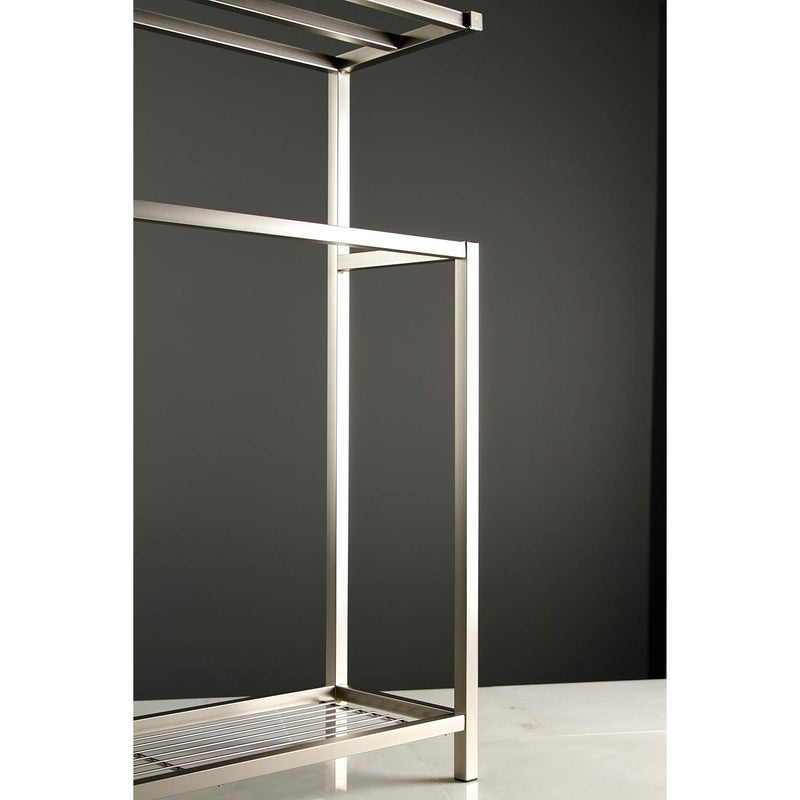 Kingston Brass SCC8368 Edenscape Freestanding Towel-Rack, Brushed Nickel - Image 4
